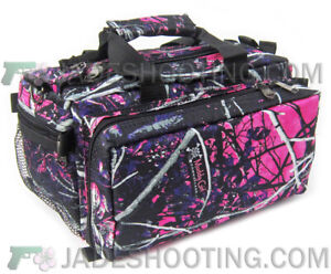 Bulldog Cases Muddy Girl Camo Medium Deluxe Range Bag Pink Purple Women's