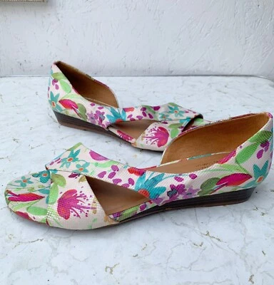 Zapatos cómodos Naturalizer N5 para mujer tela floral punta plana abierta jazz talla 8,5 Foto 1 de 4