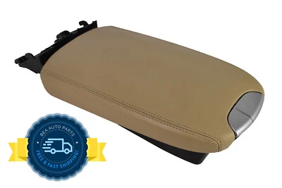 Mercedes GL450 2007-2012 consola central reposabrazos de cuero beige con Bluetooth OEM Foto 1 de 4