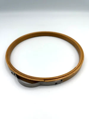 Vintage Princess 6" Round Wood Embroidery Hoop-Spring Tension-Non Felt - Image 1 of 4