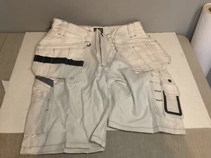 Blaklader 1536 Mens white Work Shorts with Utility Pockets c54 - Picture 1 of 5