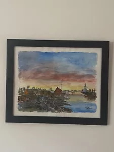 Original 16X20in Painting Wall Art for hallway lobby living room - Picture 1 of 3
