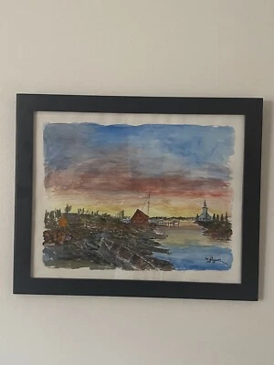 Original 16X20in Painting Wall Art for hallway lobby living room - Image 1 of 3