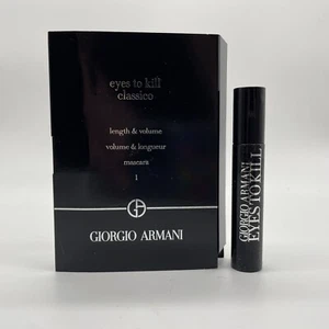 Giorgio Armani Eyes To Kill Classico MASCARA  #1 Travel MINI SIZE 2 mL Brand New - Picture 1 of 2