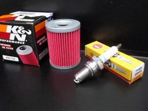 Tune up Kit Suzuki Quadsport LTZ250 LTZ 250 K&N Oil Filter Spark Plug 2004-2009 - Picture 1 of 6