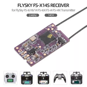 FlySky FS-X14S Receiver 2.4Ghz 14CH PPM S.BUS Signal Outputs for FS-I6X I3A6 - Bild 1 von 7