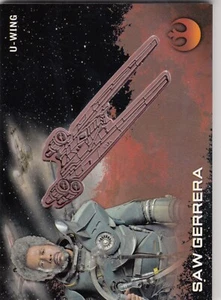 2016 Star Wars Rogue One Serie 1 Medaglioni Bronzo Seghetto Gerrera U-Wing - Foto 1 di 1
