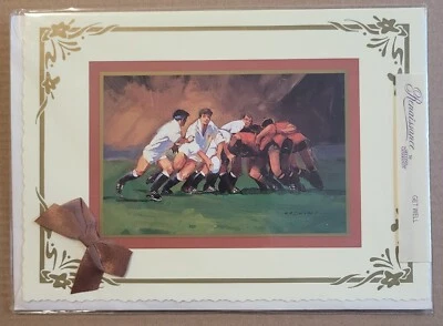 Get Well Soon Card And Envelope Rugby - Image 1 of 2