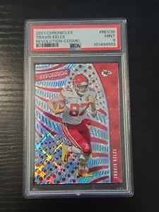 Panini Chronicles Travis Kelce Revolution Cosmic 2021 REV-38/100 PSA 9 RARO SP - Imagen 1 de 2