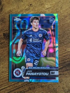 Jack Panayotou /125 Rookie 2023 Topps Chrome MLS Aqua Lava Refractor Revolution  - Bild 1 von 4