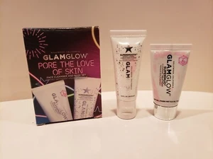 Glamglow ~ Pore the love of skin ~ 2 Sample Size Cleanser & mask ~ NIB - Picture 1 of 2