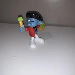 Painter Smurf McDonalds Toy 2011 - Picture 1 of 4