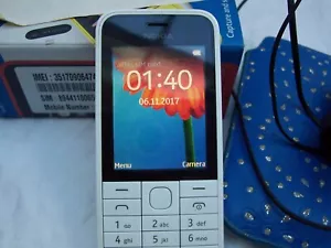 TESCO/O2 Network White Nokia 220 Mobile Phone. Fully Working. - Picture 1 of 3