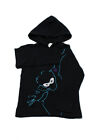 Sonia Rykiel Childrens Girls Embroidered Hooded Tee Shirt Black Size 6