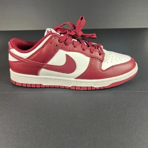 Nike Dunk Low Shoes Men's 8.5 Team Red & White Sneakers DD1391-601 - Picture 1 of 10