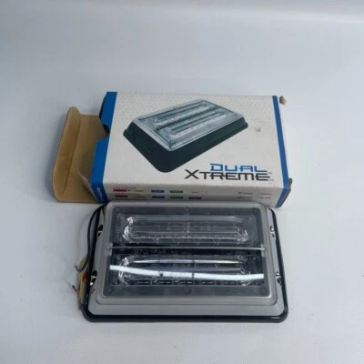 Cabezal de luz LED doble de Extreme Color LED: Rojo y azul con brida COLOR NEGRO Foto 1 de 4