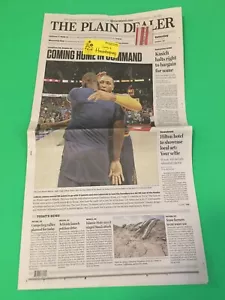 LEBRON JAMES NEWSPAPER SECTION NBA PLAYOFFS COMING HOME IN COMMAND CAVS 5/23/15 - Picture 1 of 1