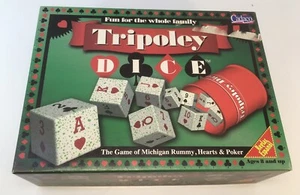 Tripoley Dice Game Complete Cadaco Family Fun Strategy Roll - Picture 1 of 8
