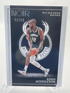 2020-21 Panini Noir Icon Edition /99 Khris Middleton #118 Milwaukee Bucks