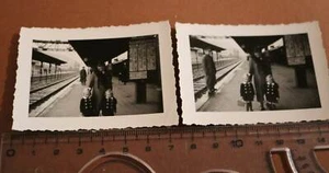 zwei tolle alte Fotos - Bahnhof - Marburg oder Hatzfeld ??? 1941  - Picture 1 of 1