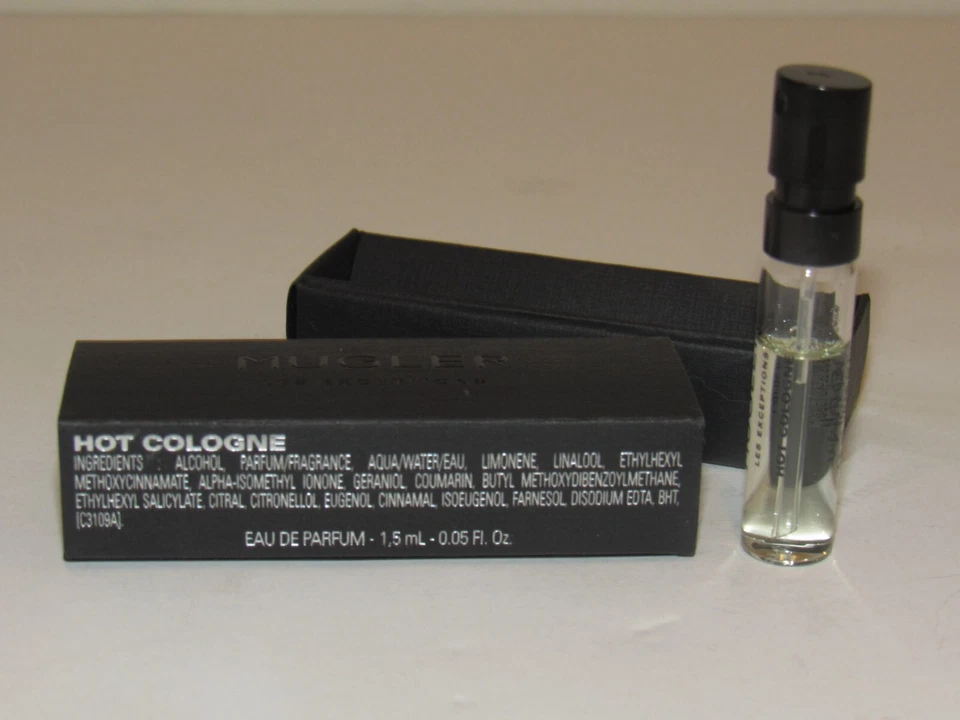 Mugler Les Exceptions Hot Cologne Eau de Parfum 0,05 OZ 1,5 ml Unisex Foto 1 de 1