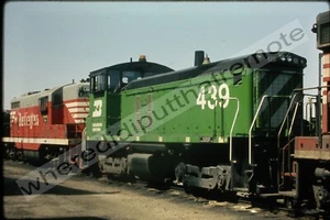 Orig. Slide Burlington Northern BN 439 SW1000 Cicero ILL 4-6-71 (O1) - Imagen 1 de 2