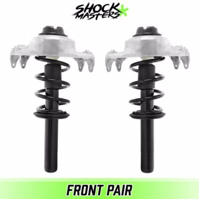 Front Pair Complete Struts Coil Springs for 2009-2016 Audi A4 Quattro Foto 1 de 4