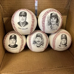 Philadelphia Phillies Fotoball Team Logo MLB MLBPA Baseball Ball - Picture 1 of 2