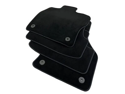 Original VW Fußmatten Velours schwarz Golf 7 VII 8 Teppich Stoff GTI R 4-tlg GTD