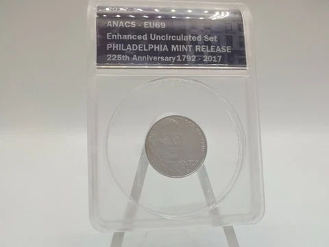 2017-S ANACS EU69 Jefferson Nickel **Enhanced Uncirculated Set** Cover