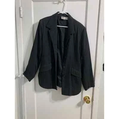 Maggie Lawrence Dressy dark grey jacket size L - Image 1 of 4