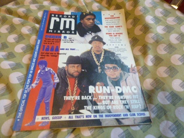 RECORD MIRROR - 14/5/88, RUN DMC / DEREK B / THE HOUSEMARTINS / THE KANE GANG - Image 1 of 1