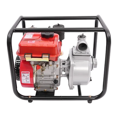 4-Stroke 196CC Water Pump Garden Irrigation Water Transfer Pump Diesel-powered - Image 1 of 4