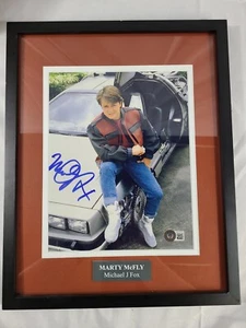 MICHAEL J FOX SIGNED 8x10 AUTOGRAPHED PHOTO. Back To The Future. BECKETT WITNESS - Picture 1 of 4