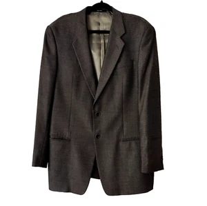 Mani Sport Coat Blazer Size 42 Gray Wool Suit Jacket Made in Mexico - Picture 1 of 7