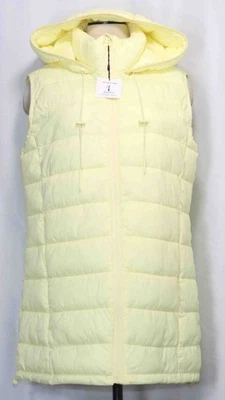 NWT  Zara Yellow Sleeveless Hoodie Wind Resist Vest Jacket Women Size Large - Image 1 of 4