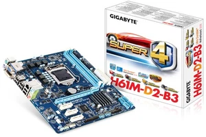 Motherboard GIGABYTE H61M-D2-B3 - Imagen 1 de 1