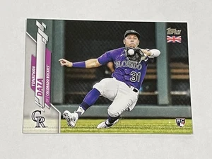 2020 Topps UK Edition Baseball #194 - Yonathan Daza RC - Colorado Rockies - Picture 1 of 2