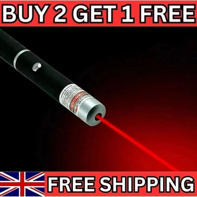 Red Laser Pointer Pen Light Beam Ultra Bright 1mW Lazer Cat Dog Pet Toy