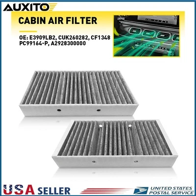 2x Activated Carbon Cabin Air Filter for Mercedes-Benz GL450 GL550 ML250 ML550 Y - Image 1 of 4