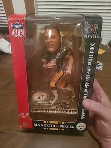 NFL Ben Roethlisberger Steelers 2004 OROY Bobblehead #813/5000 Made NIB B000031 - Picture 1 of 3