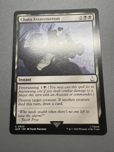 Chain Assassination Assassin's Creed 0023 MTG Magic The Gathering Regular NM - Picture 1 of 16