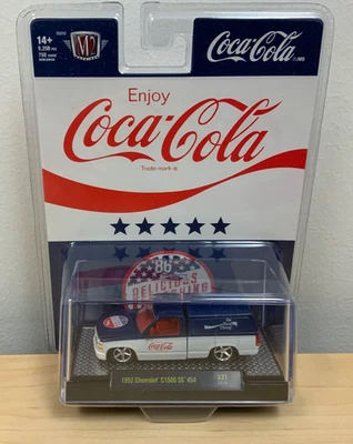 2023 M2 Machines “Coca-Cola” 1992 Chevrolet C1500 SS 454 A31 23-09 MIP Read - Image 1 of 4