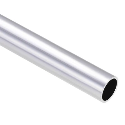 Aluminum Round Tube 25mm OD 21mm Inner Dia 300mm Length Seamless Straight Tubing - Image 1 of 4