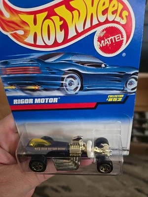 1998 Hot Wheels RIGOR MOTOR #852 Purple Racing Car - Image 1 of 4
