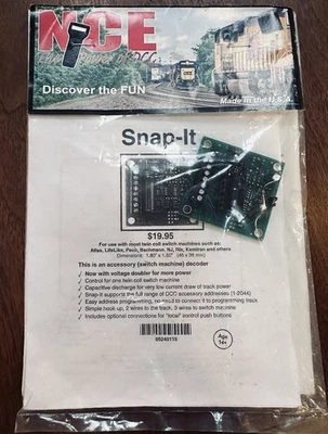 NCE Snap-It #05240115 Accessory Decoder - MultiScale - Sealed NY - Image 1 of 4