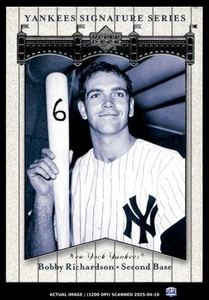Upper Deck Yankees Signature Series 2003 #10 Bobby Richardson quasi nuovo - Foto 1 di 2