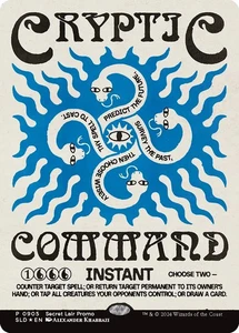 FOIL CRYPTIC COMMAND Secret Lair Drop SLD Promo #0905 Magic MTG PREORDER PRESALE - Picture 1 of 1