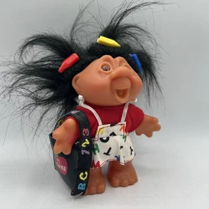 Vintage 2001 Playmates Toys MS. Nelly Knowhow 5" Troll Doll completo vestito e borsa - Foto 1 di 5