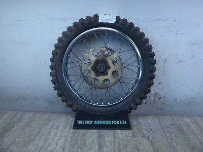 Suzuki TS100 1974 Honcho Enduro S141-1) llanta trasera con piñón 18 pulgadas Foto 1 de 4